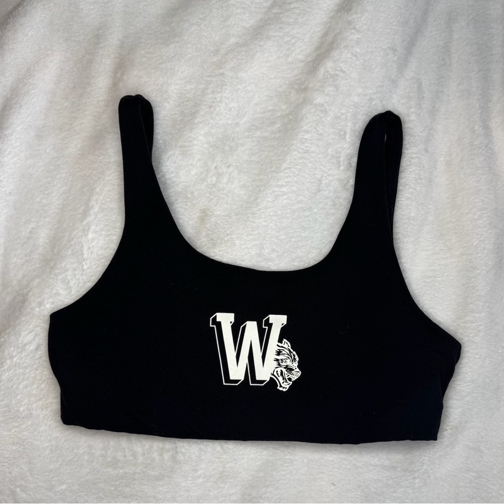Black Blac sport Sports Bra